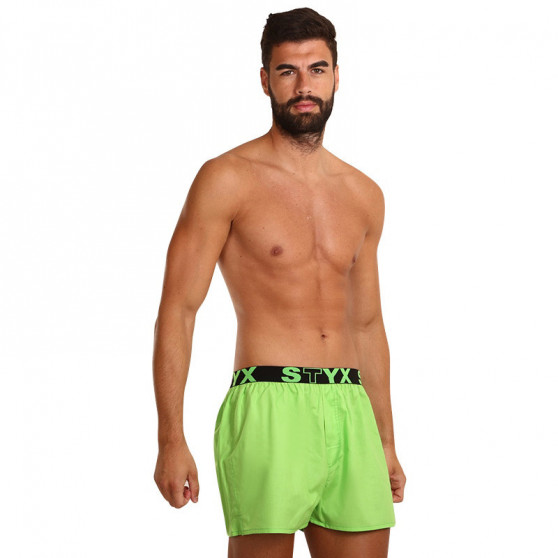 Calzones de hombre Styx sport elastic verde (B1069)