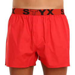 Calzones de hombre Styx sport elastic rojo (B1064)