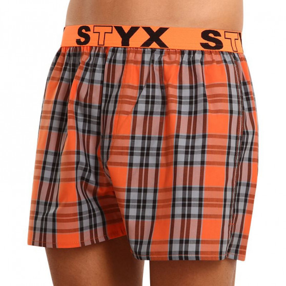 Calzones de hombre Styx elástico deportivo multicolor (B926)