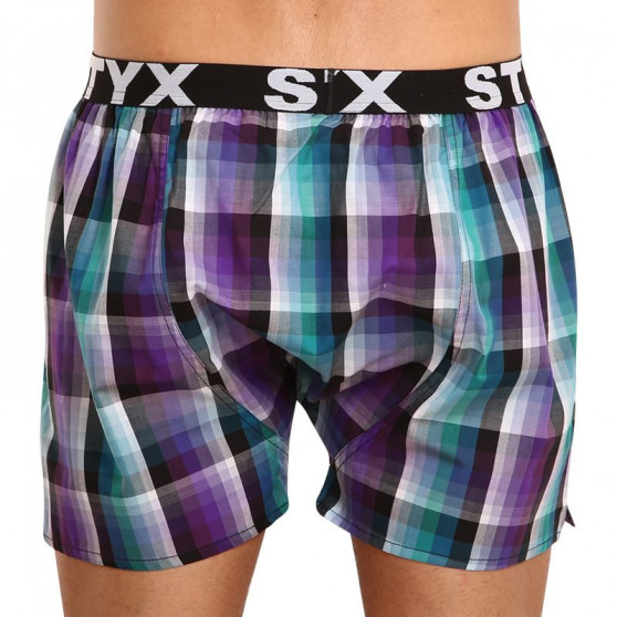 Calzones de hombre Styx elástico deportivo multicolor (B928)