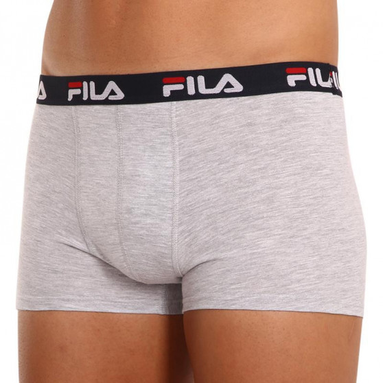 2PACK Boxers para hombre Fila gris (FU5142/2-400)