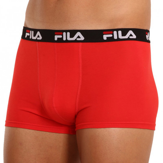 2PACK Boxers para hombre Fila rojo (FU5141/2-118)