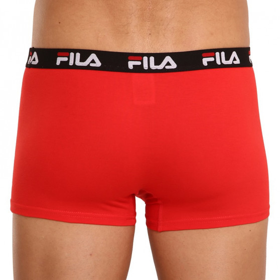 2PACK Boxers para hombre Fila rojo (FU5141/2-118)