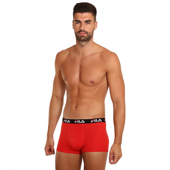 2PACK Boxers para hombre Fila rojo (FU5141/2-118)