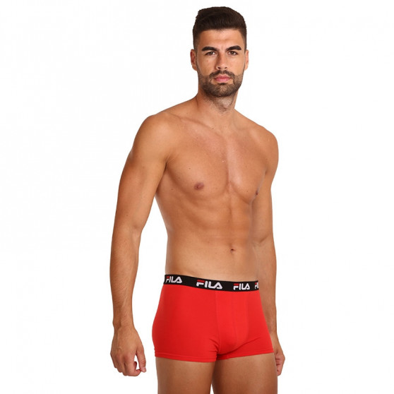 2PACK Boxers para hombre Fila rojo (FU5141/2-118)