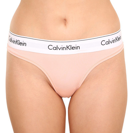 Tanga de mujer Calvin Klein sobredimensionado naranja (QF5117E-FAL)