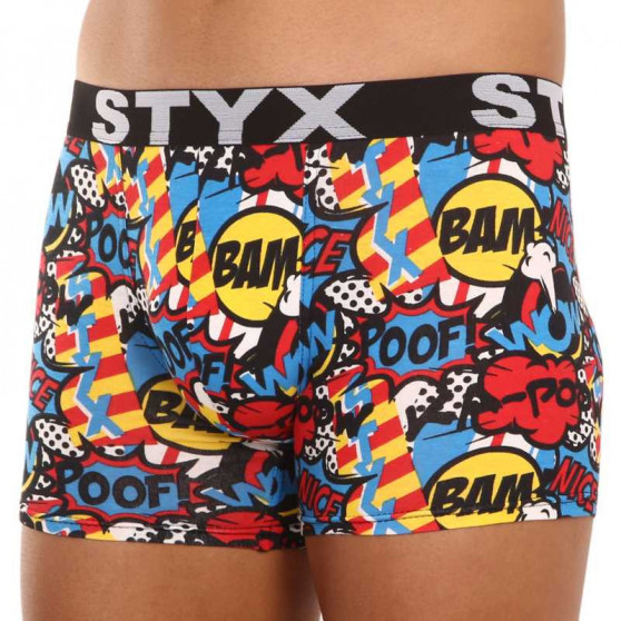 Boxers boxer para hombre Styx arte largo deportes goma puff (U1153)