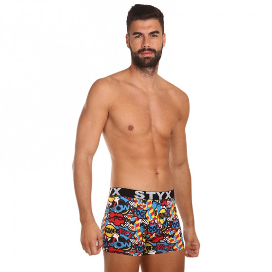 Boxers boxer para hombre Styx arte largo deportes goma puff (U1153)