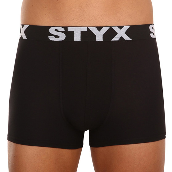 Boxers para hombre Styx goma deportiva negro (G960)