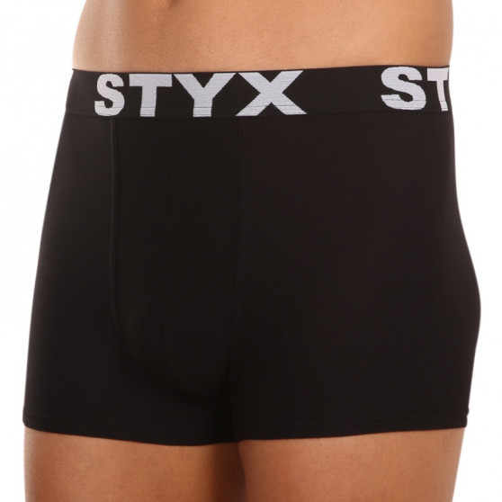 Boxers para hombre Styx goma deportiva negro (G960)