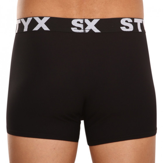 Boxers para hombre Styx goma deportiva negro (G960)