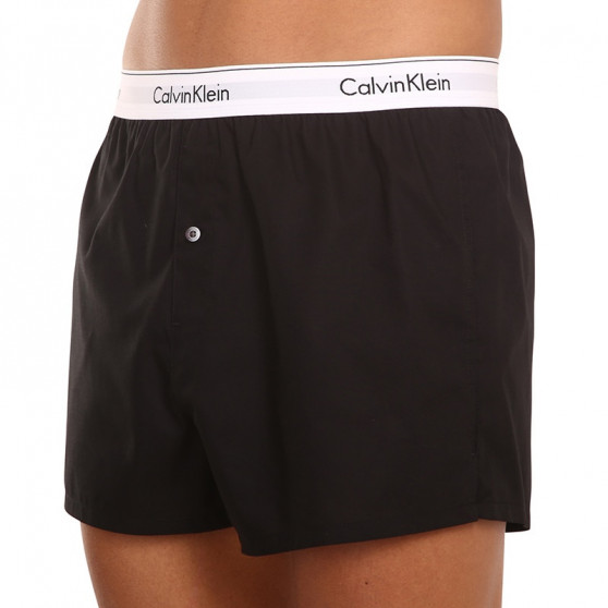 2PACK Calzones de hombre Calvin Klein negro (NB1396A-001)