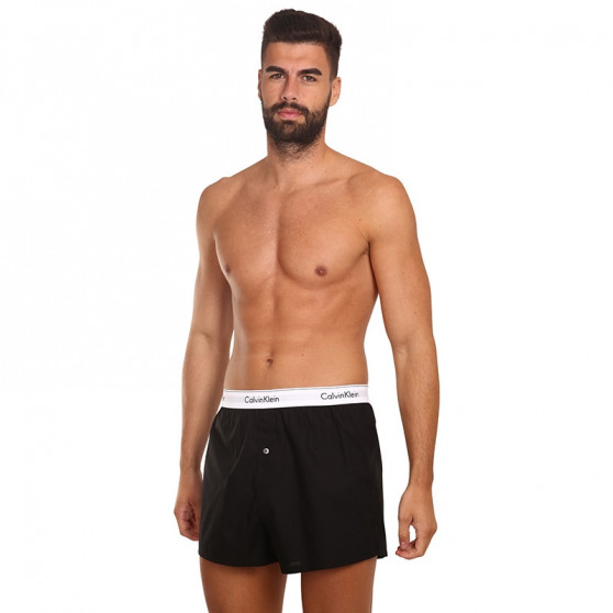 2PACK Calzones de hombre Calvin Klein negro (NB1396A-001)