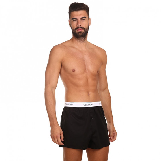 2PACK Calzones de hombre Calvin Klein negro (NB1396A-001)