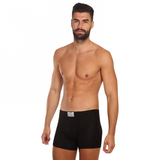 Boxers para hombre Styx largo clásico elástico negro (F960)