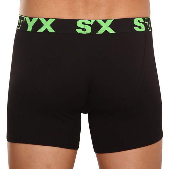 Boxers para hombre Styx long sport elastic negro (U962)