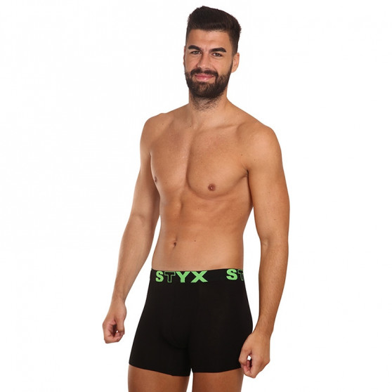 Boxers para hombre Styx long sport elastic negro (U962)