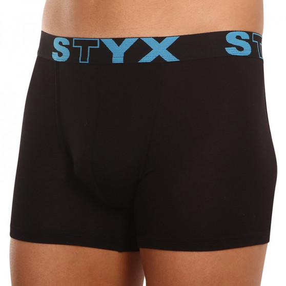 Boxers para hombre Styx long sport elastic negro (U961)