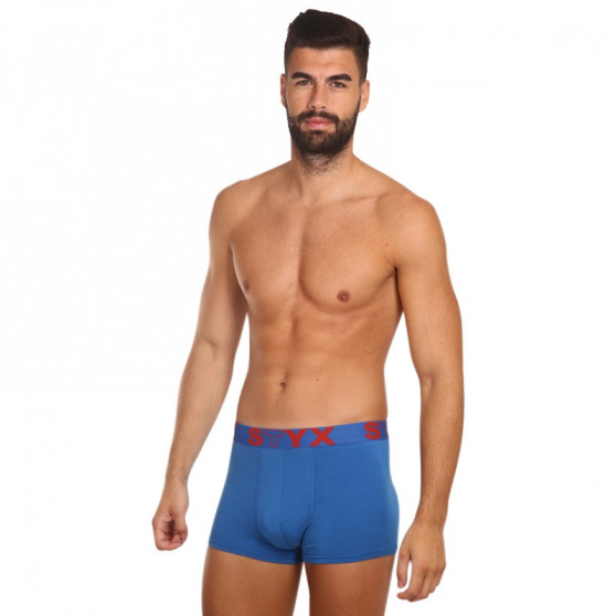 Boxers para hombre Styx elástico deportivo azul (G967)