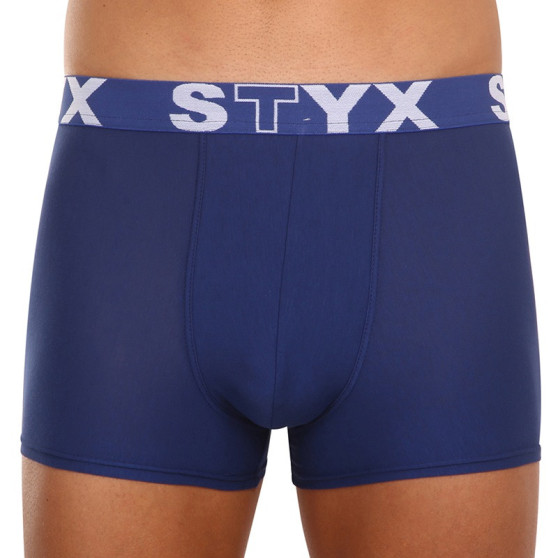 Boxers para hombre Styx deportivo elástico azul oscuro (G968)