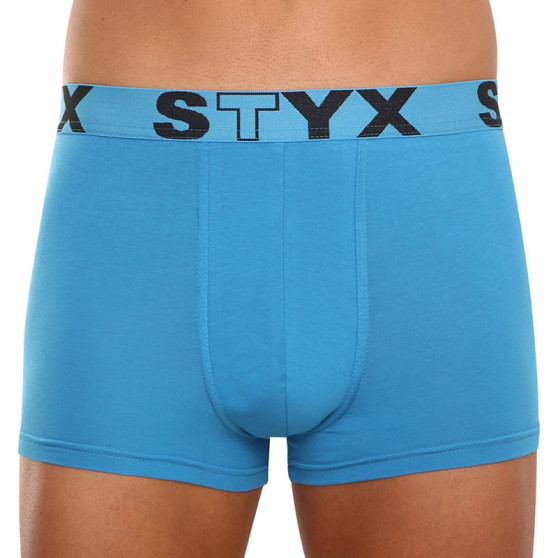 Boxers para hombre Styx deportivo elástico azul claro (G969)