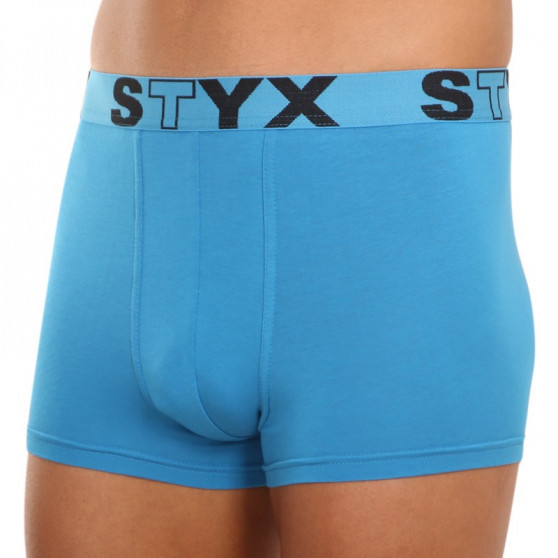 Boxers para hombre Styx deportivo elástico azul claro (G969)