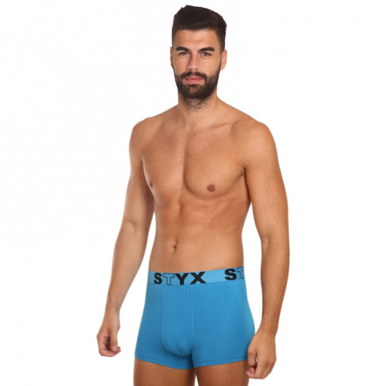 Boxers para hombre Styx deportivo elástico azul claro (G969)