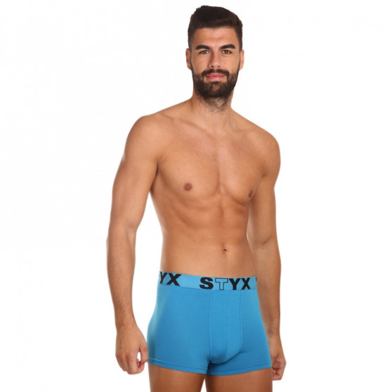 Boxers para hombre Styx deportivo elástico azul claro (G969)