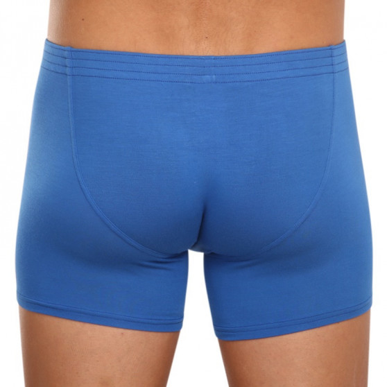 Boxers para hombre Styx largo clásico elástico azul (F967)