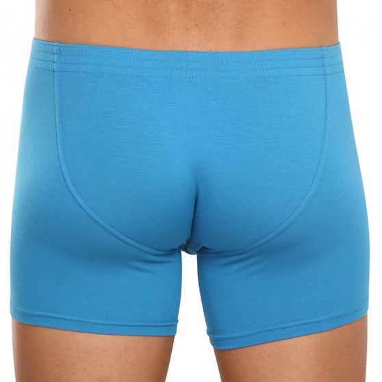 Boxers para hombre Styx largo clásico elástico azul (F969)