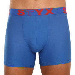 Boxers para hombre Styx largo sport elástico azul (U967)