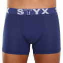 Boxers para hombre Styx largos deportivos elásticos azul oscuro (U968)