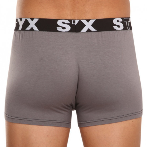 Boxers para hombre Styx sport elástico gris oscuro (G1063)