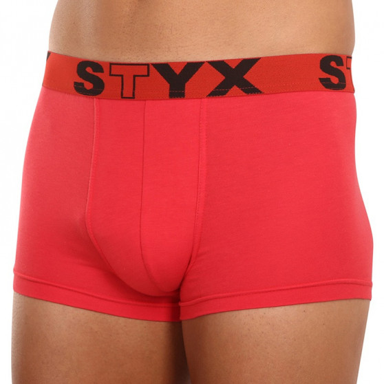 Boxers para hombre Styx sport elástico rojo (G1064)