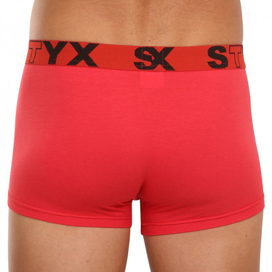 Boxers para hombre Styx sport elástico rojo (G1064)