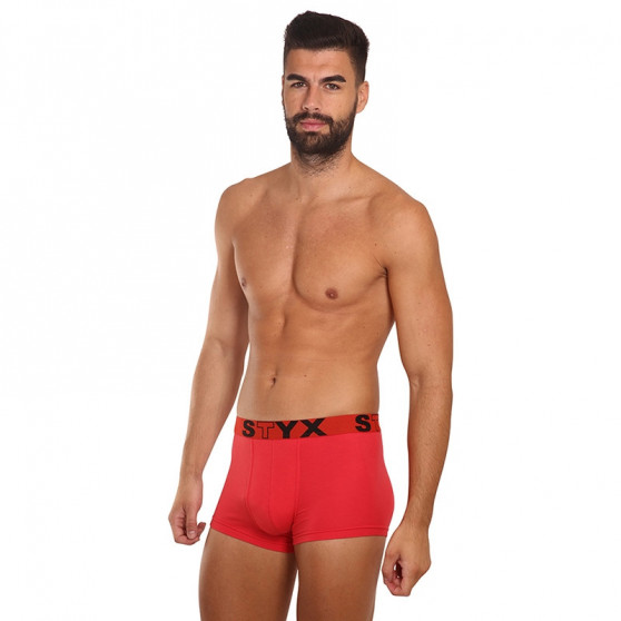 Boxers para hombre Styx sport elástico rojo (G1064)