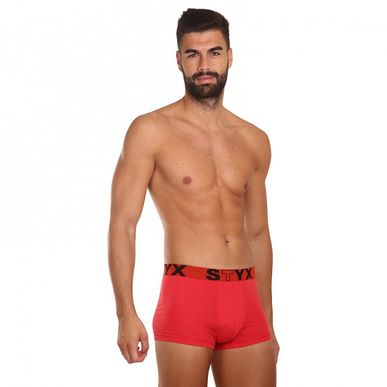 Boxers para hombre Styx sport elástico rojo (G1064)