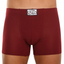 Boxers para hombre Styx largo clásico goma burdeos (F1060)