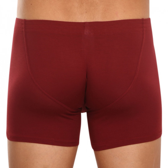 Boxers para hombre Styx largo clásico goma burdeos (F1060)