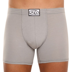 Boxers para hombre Styx largo clásico goma gris claro (F1062)