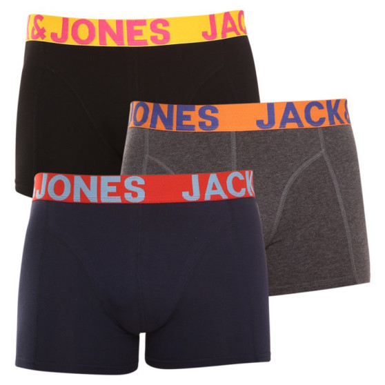 3PACK Boxers para hombre Jack and Jones multicolor (12151349)