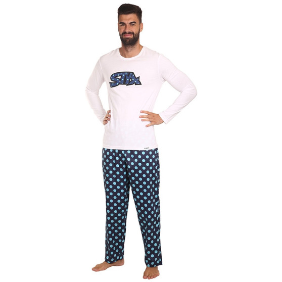 Pijama de hombre Styx lunares (PDP1053)