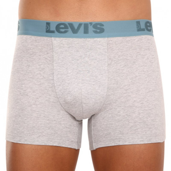 3PACK Boxers para hombre Levis gris (905045001 015)