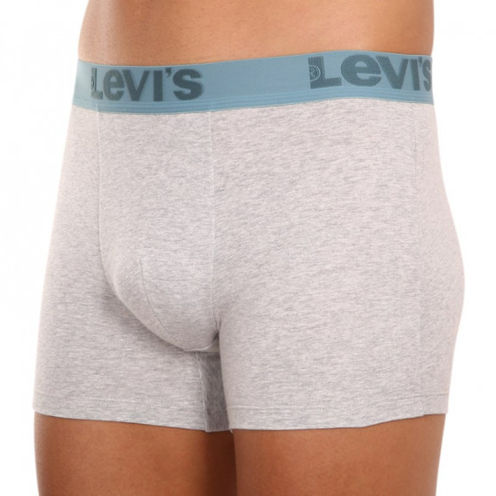 3PACK Boxers para hombre Levis gris (905045001 015)