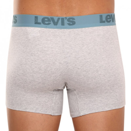 3PACK Boxers para hombre Levis gris (905045001 015)