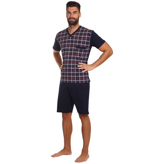 Pijama de hombre Foltýn azul oscuro (FPT5)