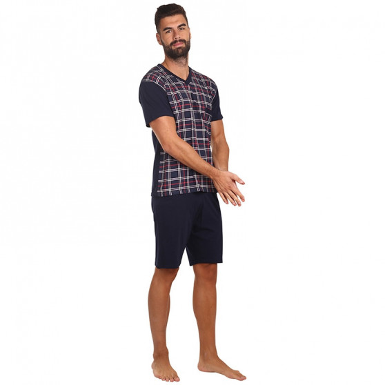 Pijama de hombre Foltýn azul oscuro (FPT5)