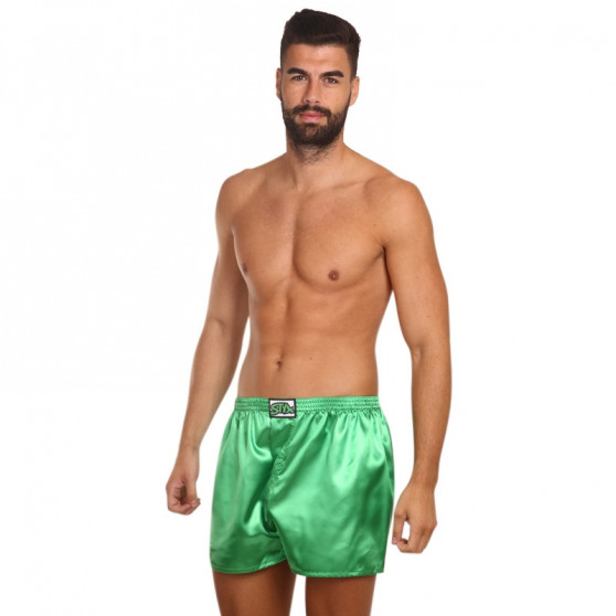 Calzones de hombre Styx classic satin elastico verde oscuro (C689)