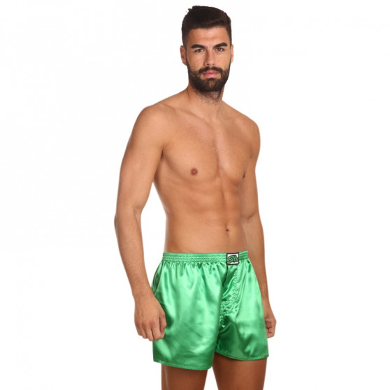 Calzones de hombre Styx classic satin elastico verde oscuro (C689)