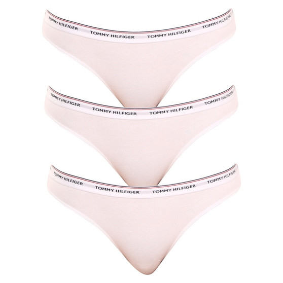 3PACK bragas de mujer Tommy Hilfiger blanco (UW0UW00043 100)